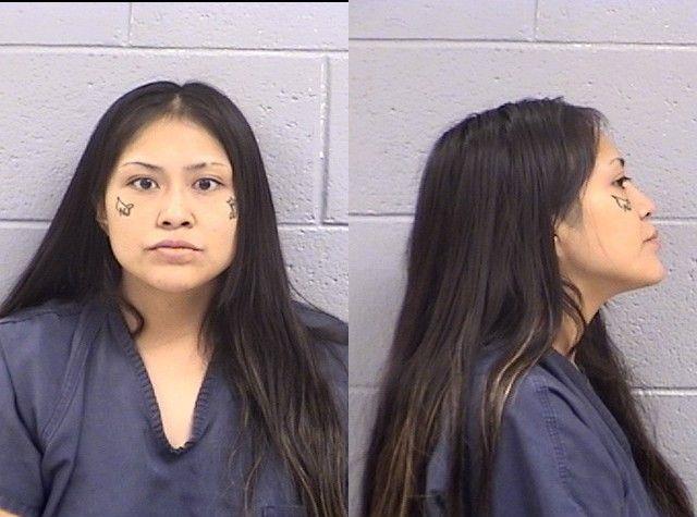 Booking photo of Kiersten Faith James following an alleged DWI arrest near Aztec in May 2026.